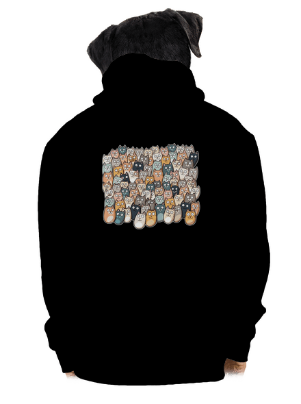 Nájdi čerta pánska mikina na zips Black