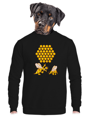 unisex mikina bez kapucne