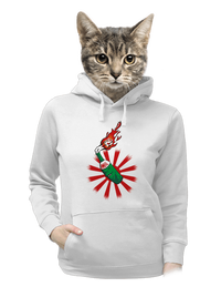 dámska mikina klokanka