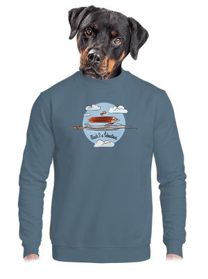 unisex mikina bez kapucne