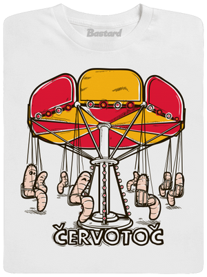 Červotoč pánske tričko White