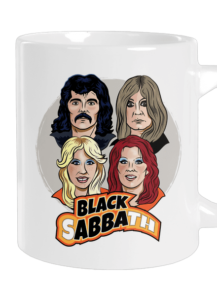 Black Abba veľký hrnček White