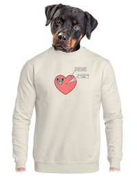 unisex mikina bez kapucne