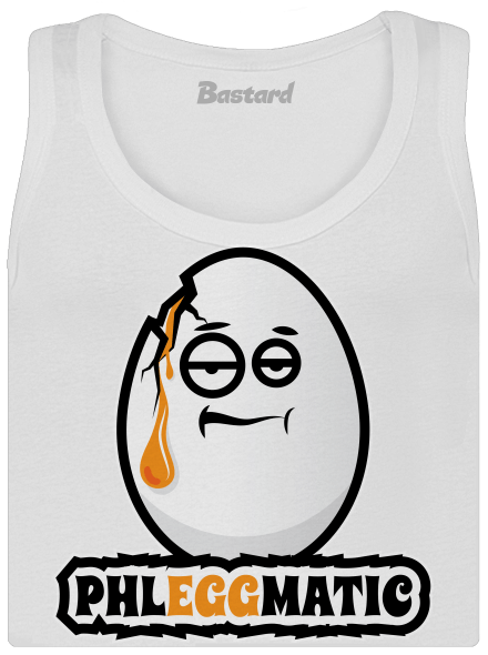 Phleggmatic dámske tielko klasické White