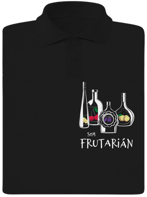 Frutarián pánska polokošeľa Black