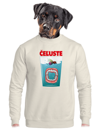 unisex mikina bez kapucne