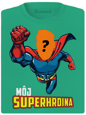 Môj superhrdina dámske športové tričko Mint Mal