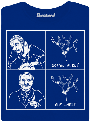 Cimrman: Copak jmelí dámske tričko Royal Blue Mal