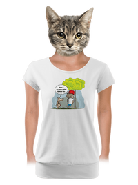 dámske tričko s lemom