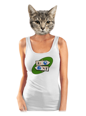 Diaľkový pochod dámske tielko klasické White