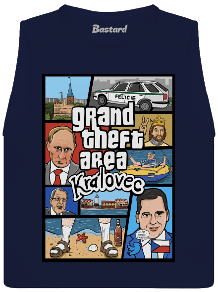 Královec dámske tielko voľné Navy