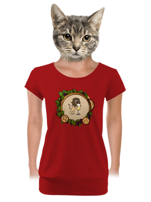 dámske tričko s lemom