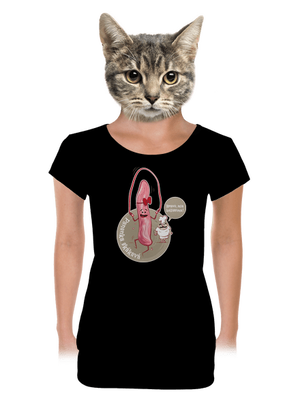 dámske tričko s lemom