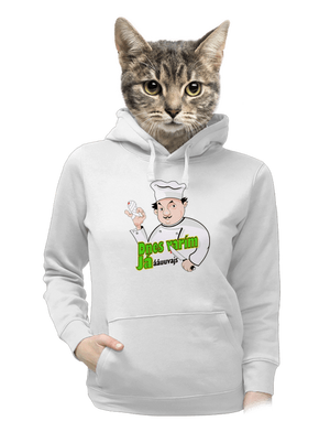 Dnes varím ja dámska mikina klokanka White