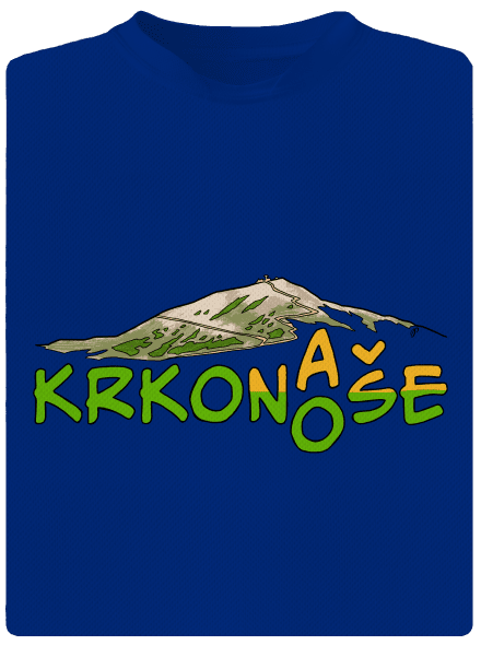 Krkonoše pánske športové tričko Royal Blue Mal