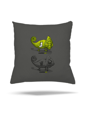 Zapnuté vypnuté vankúš Gray Pol