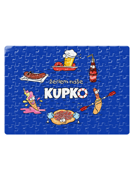Slovenské kupko puzzle White