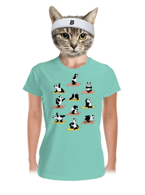 Pandia jóga dámske športové tričko Mint Mal