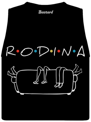 Rodina dámske tielko voľné Black