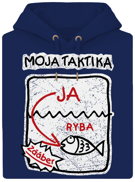 Rybárska taktika unisex mikina premium Navy