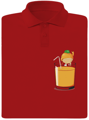 Opitý pomaranč pánska polokošeľa Red Mal