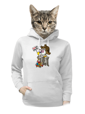 dámska mikina klokanka