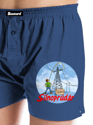 Silnoprúdár pánske trenky Blue