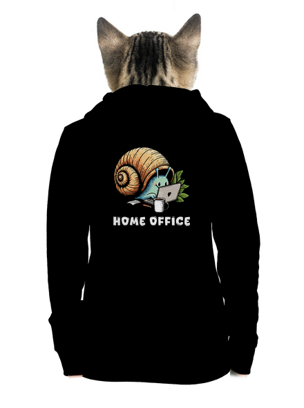 Slimákov home office dámska mikina na zips Black