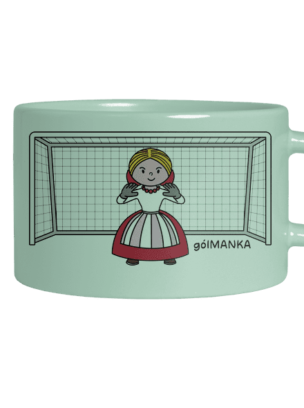 Gólmanka hrnček makronka Mint Macaron