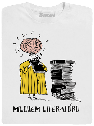 Milujem literatúru detské tričko White