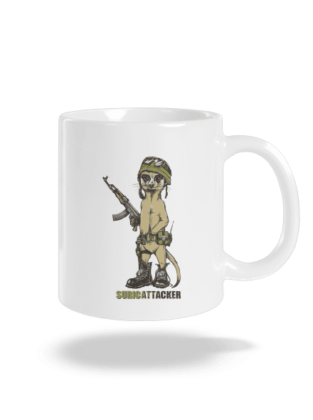 Surikata klasický hrnček White
