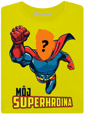 Môj superhrdina dámske tričko prémium Lemon