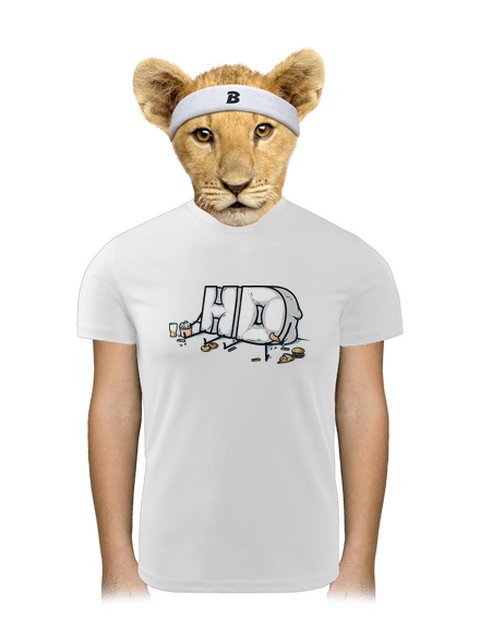 Full HD detské športové tričko White