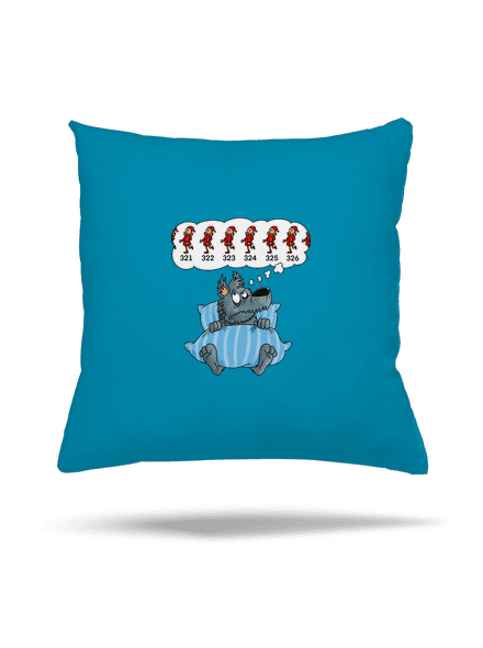 Vlčia nespavosť vankúš Blue Turquoise