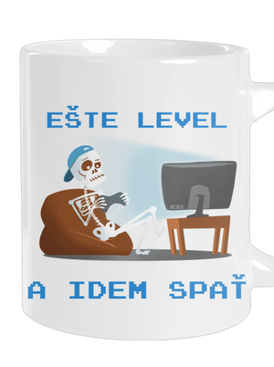 Ešte level veľký hrnček White