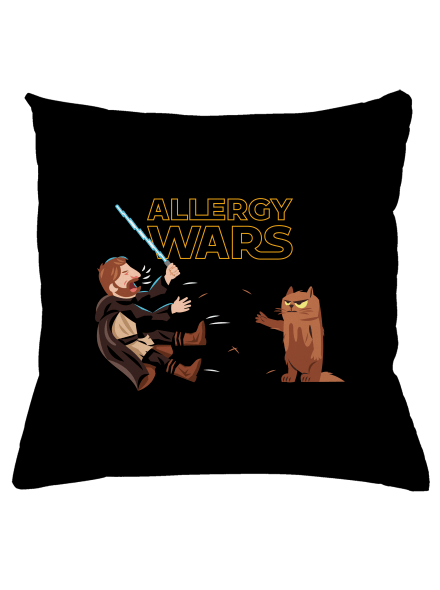 Allergy Wars vankúš Black