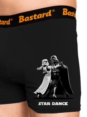Star dance boxerky Black