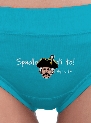 Spadlo ti to dámske nohavičky Turquoise