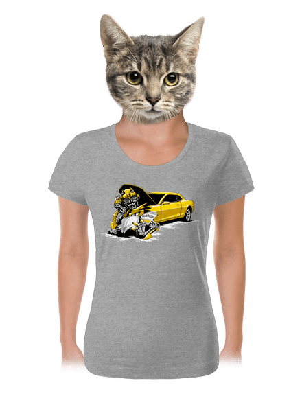 Ako na to dámske tričko Dark Gray Melange