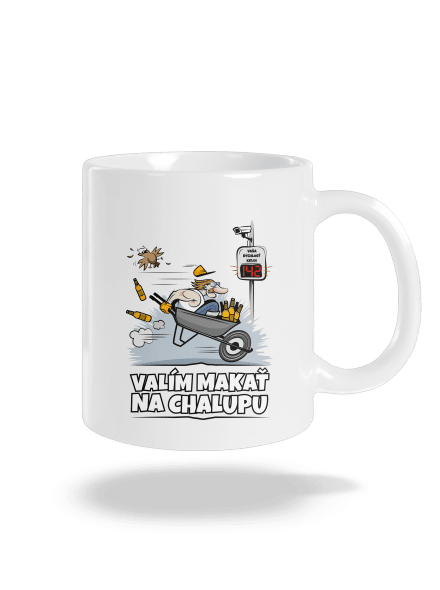 Valím na chalupu klasický hrnček White