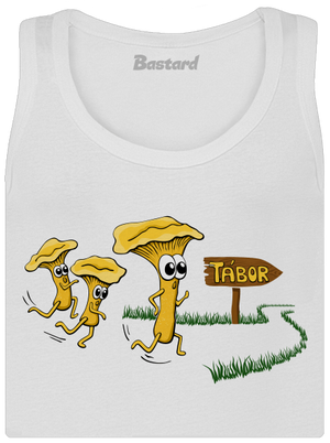 Beží líšky k táboru dámske tielko klasické White