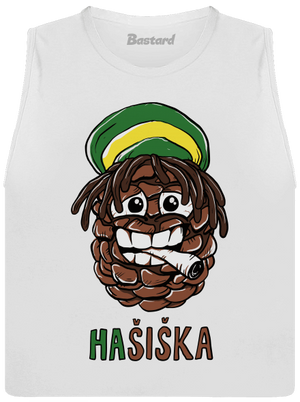 Hašiška dámske tielko voľné White