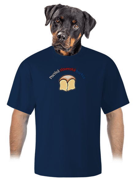 Poctivá buchta a klobása unisex tričko oversized Midnight Blue