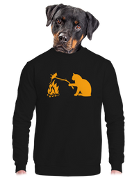 unisex mikina bez kapucne