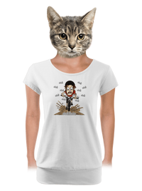 dámske tričko s lemom