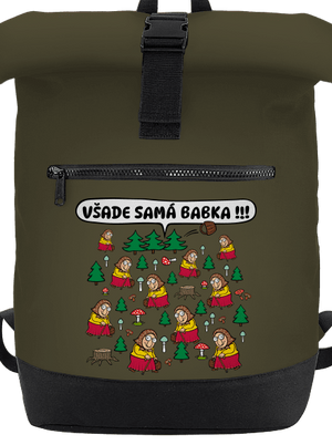 Všade samá babka batoh Military Green