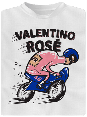 Valentino Rosé pánske športové tričko White