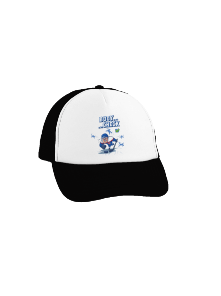 Body check šiltovka truckerka Black cap